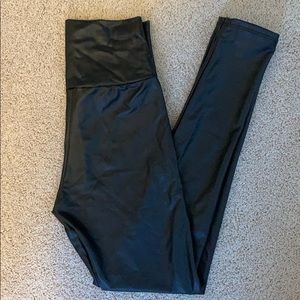 • Faux Leather Leggings •
